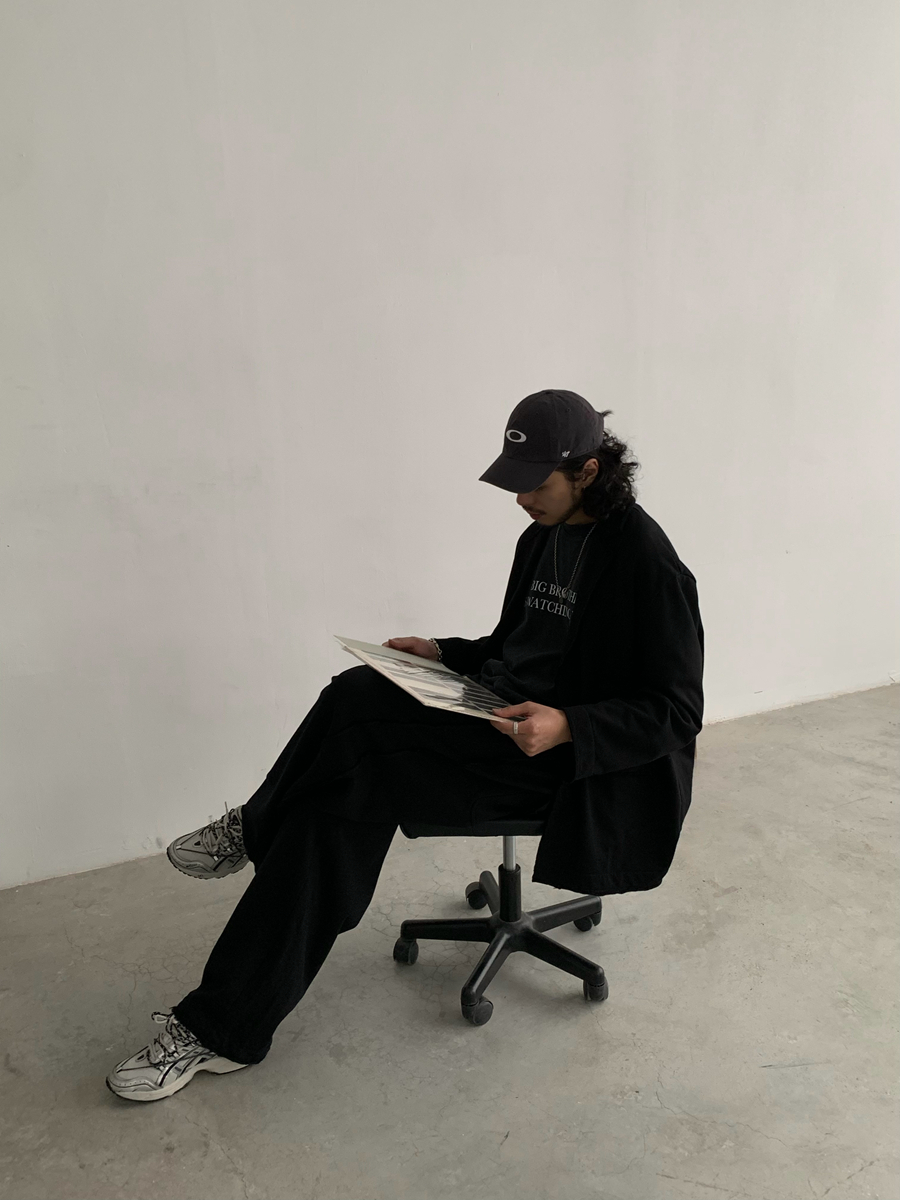 Minimalist Melange Frayed Spliced Oversized Casual Suit Jacket for Men - Trendy Loose Fit Street Style Outerwear Minimalist Melange Frayed Spliced Oversized Casual Suit Jacket for Men - Trendy Loose Fit Street Style Outerwear