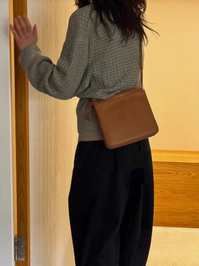 Minimalist Square Tote Bag for Women - Versatile Commuter Shoulder Crossbody Bag - 2025 Fashion Trend