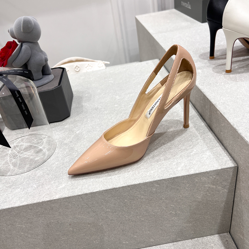 Minimalist White High-Heeled Pointed Toe Spliced Thin Heel Women's Shoes - Elegant European American Fashion Style Minimalist White High-Heeled Pointed Toe Spliced Thin Heel Women's Shoes - Elegant European American Fashion Style