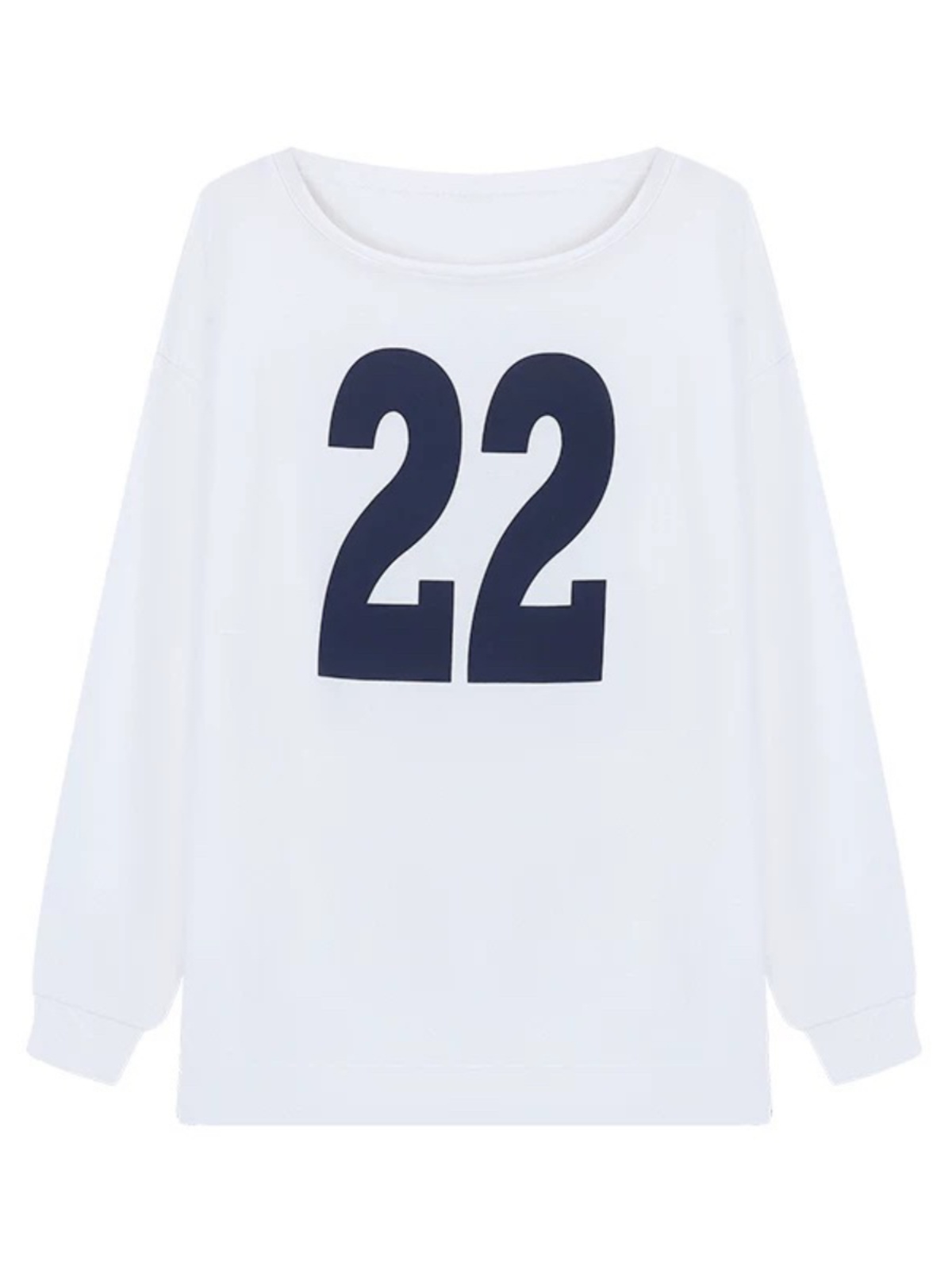 Navy Blue Asymmetrical Shoulder Long Sleeve T-Shirt with Dance Letter Print for Women - Quick-Dry Casual Jazz Dance Top Navy Blue Asymmetrical Shoulder Long Sleeve T-Shirt with Dance Letter Print for Women - Quick-Dry Casual Jazz Dance Top
