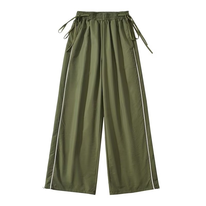 Navy Blue Quick-Dry Wide-Leg Jazz Pants for Women - Casual Versatile Hip-Hop Style Loose Fit Navy Blue Quick-Dry Wide-Leg Jazz Pants for Women - Casual Versatile Hip-Hop Style Loose Fit