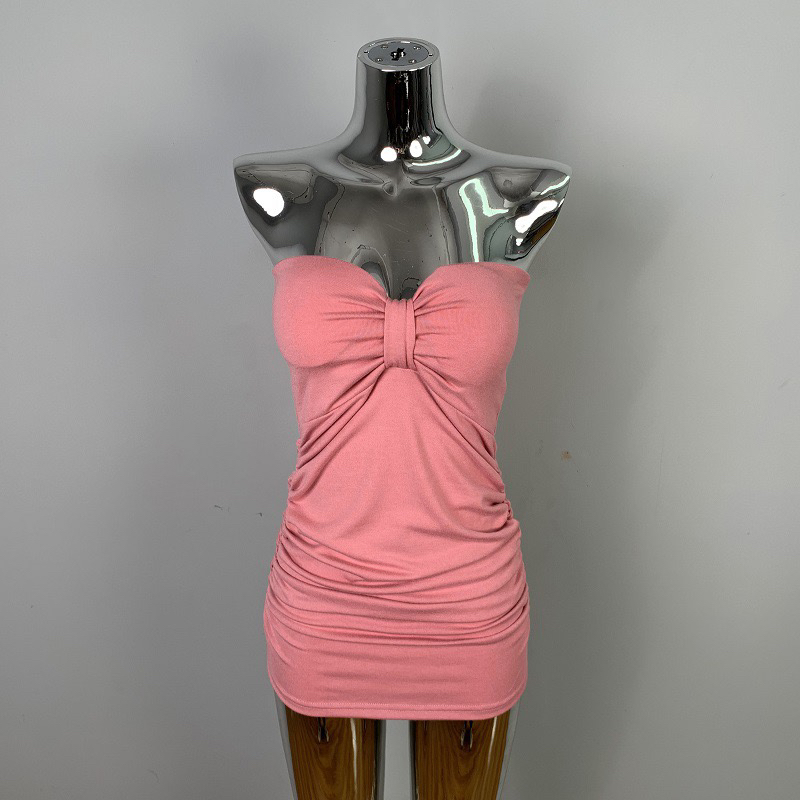 Off-Shoulder Butterfly Design Bodycon Dress - Sexy Chest-Enhancing Korean Style Fashion from Dongdaemun