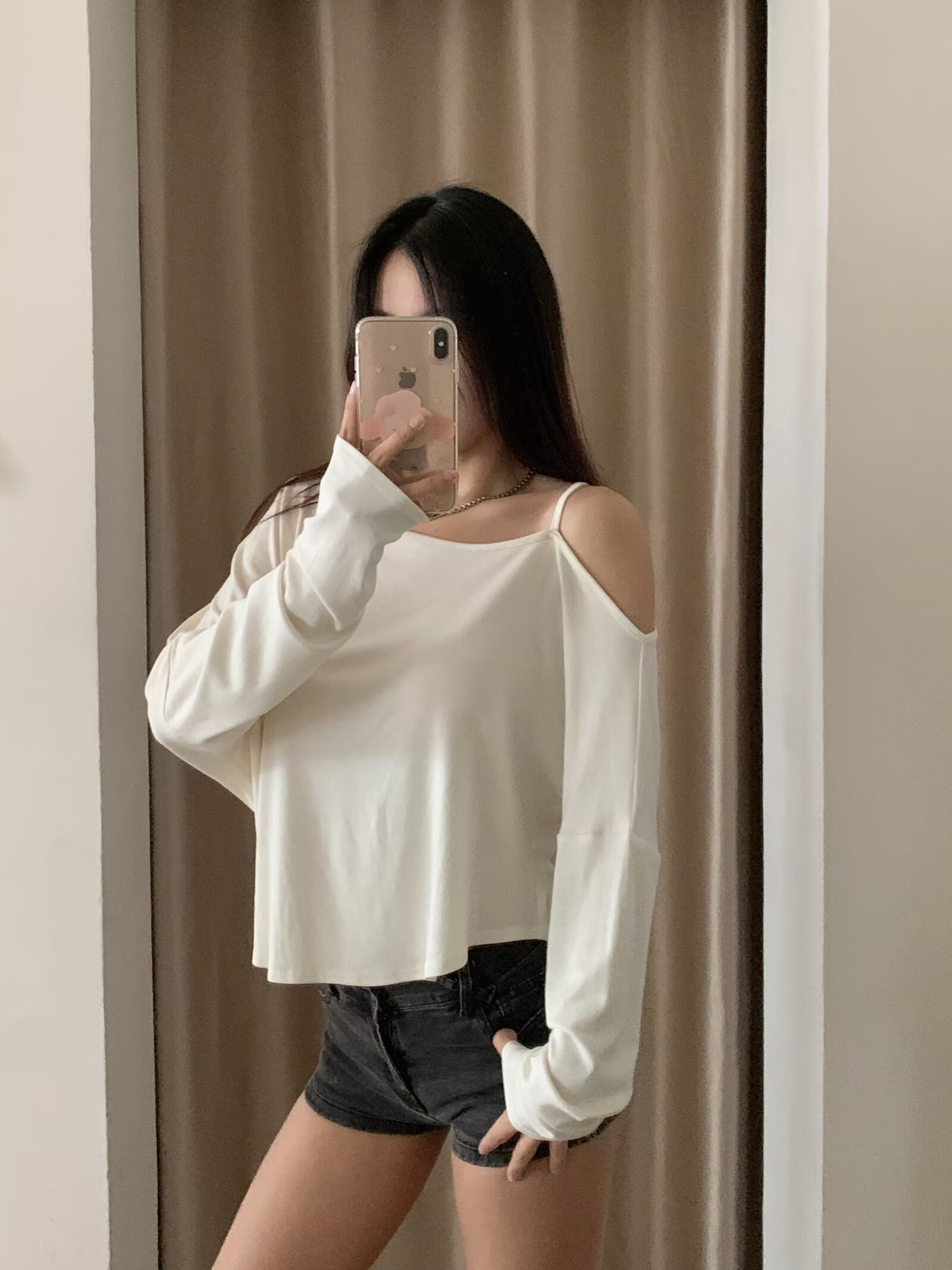 Off-Shoulder Kpop Jazz Street Dance Casual T-Shirt Cover-Up for Women - Stylish Summer Thin Fitted Top