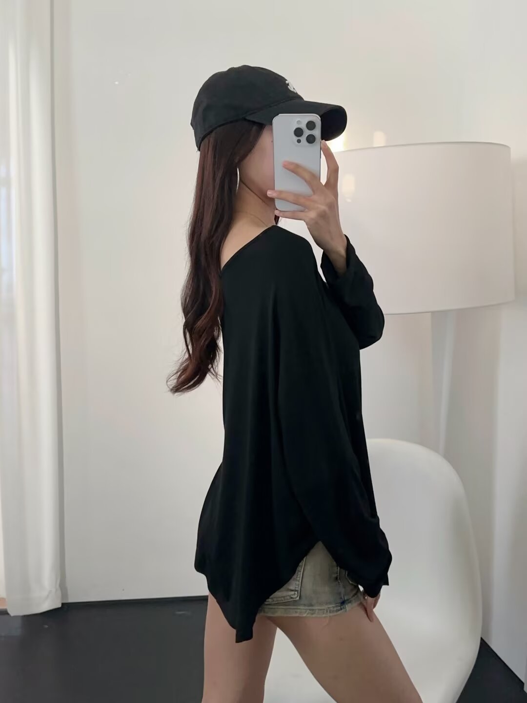 Off-Shoulder Long Sleeve T-Shirt for Women - Jazz Street Dance Pilates Style, Autumn Winter Spicy Girl Cover-Up Top Off-Shoulder Long Sleeve T-Shirt for Women - Jazz Street Dance Pilates Style, Autumn Winter Spicy Girl Cover-Up Top