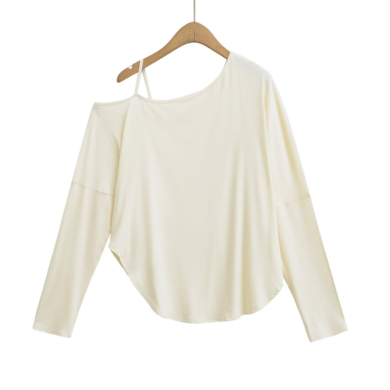 Off-Shoulder Long Sleeve T-Shirt for Women - Jazz Street Dance Pilates Style, Autumn Winter Spicy Girl Cover-Up Top Off-Shoulder Long Sleeve T-Shirt for Women - Jazz Street Dance Pilates Style, Autumn Winter Spicy Girl Cover-Up Top