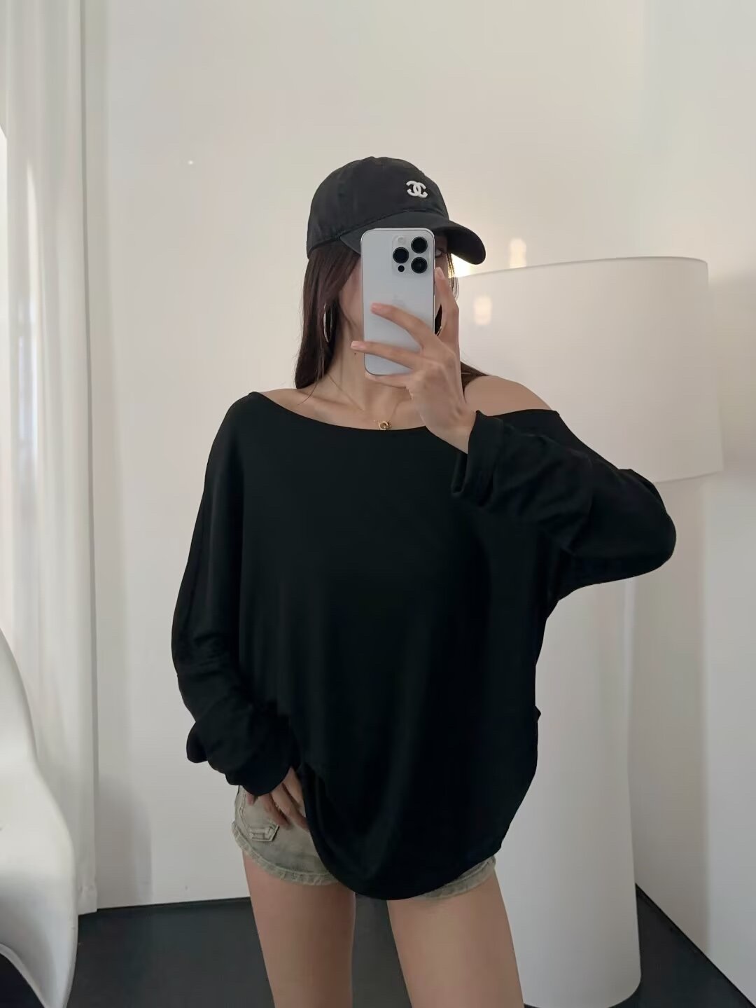 Off-Shoulder Long Sleeve T-Shirt for Women - Jazz Street Dance Pilates Style, Autumn Winter Spicy Girl Cover-Up Top Off-Shoulder Long Sleeve T-Shirt for Women - Jazz Street Dance Pilates Style, Autumn Winter Spicy Girl Cover-Up Top