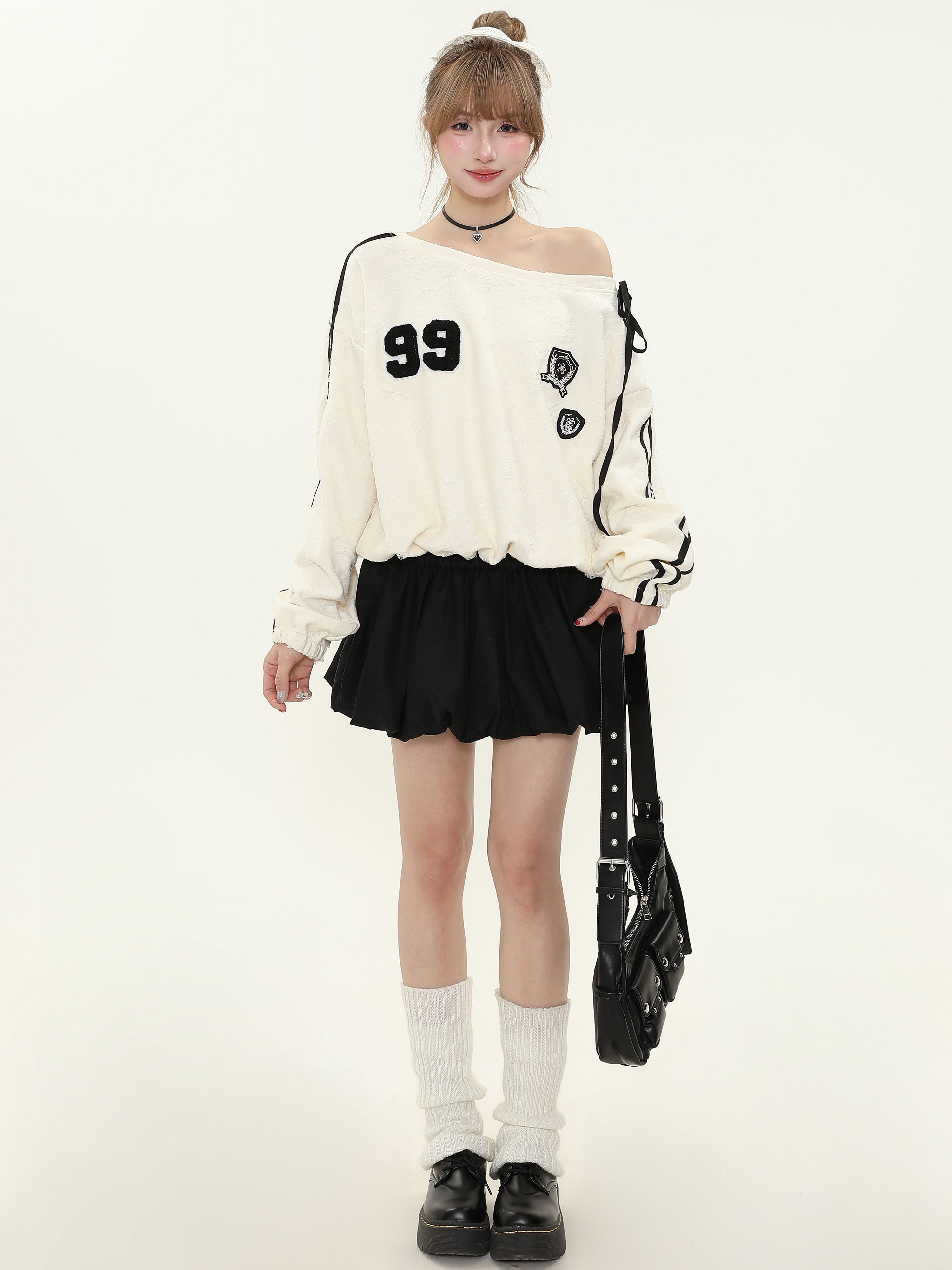 Off-Shoulder Waist-Cinching Dress for Women - Spicy Girl Style, Casual Sweatshirt Dress for Spring and Autumn, Short Skirt Fashion Off-Shoulder Waist-Cinching Dress for Women - Spicy Girl Style, Casual Sweatshirt Dress for Spring and Autumn, Short Skirt Fashion