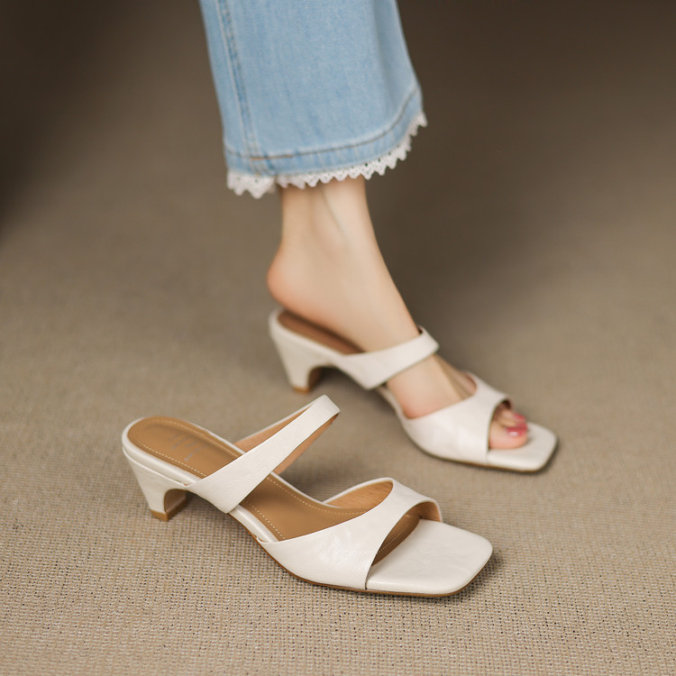 One-Strap Sandals for Summer 2025 - Trendy and Stylish Footwear, Perfect for Casual Outings and Beach Days