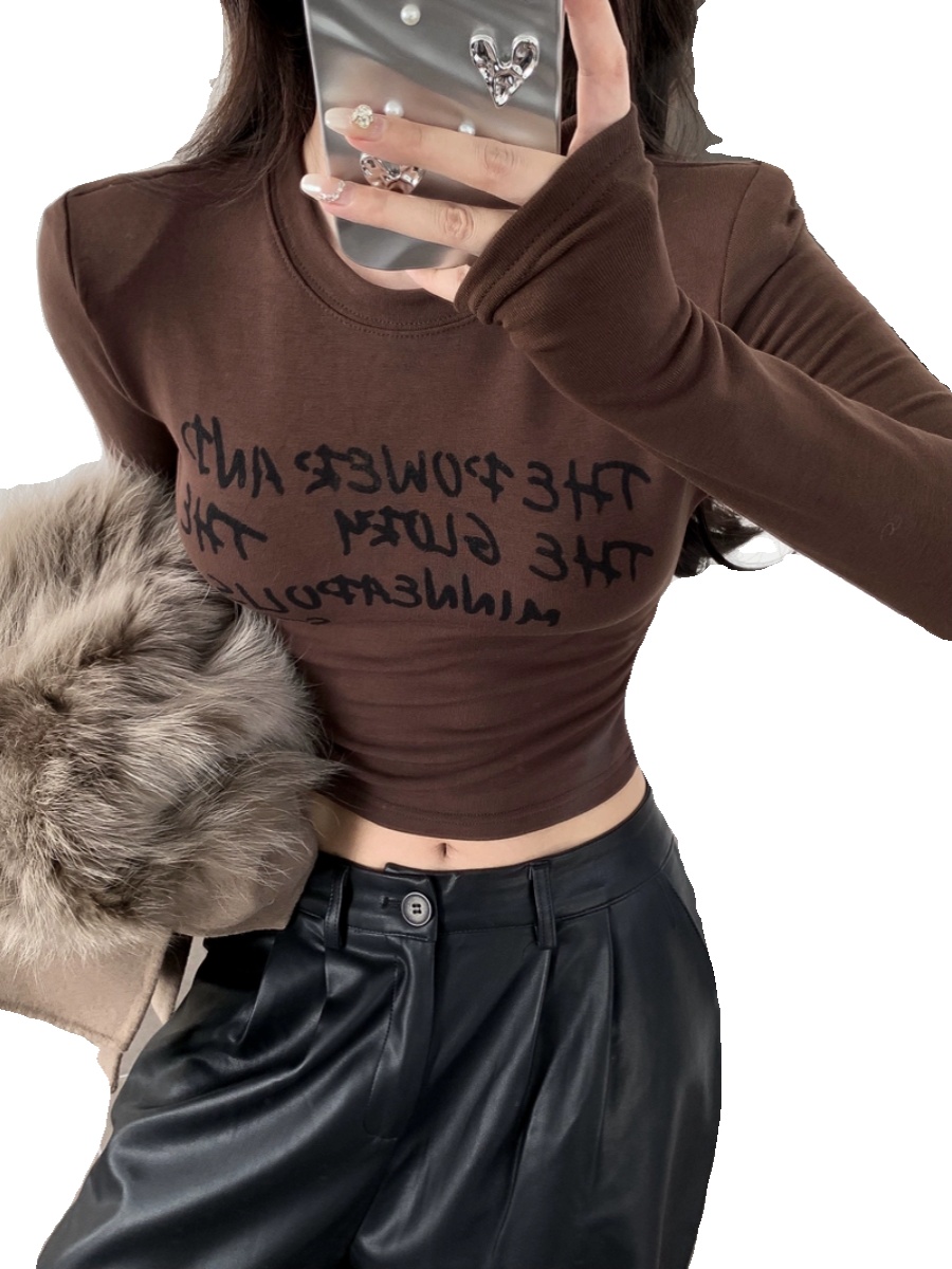 Padded Shoulder Short-Sleeved Fleece T-Shirt for Girls, Jazz Dance Top, Y2K Style, Trendy Streetwear, BM Girl Group Inspired Padded Shoulder Short-Sleeved Fleece T-Shirt for Girls, Jazz Dance Top, Y2K Style, Trendy Streetwear, BM Girl Group Inspired