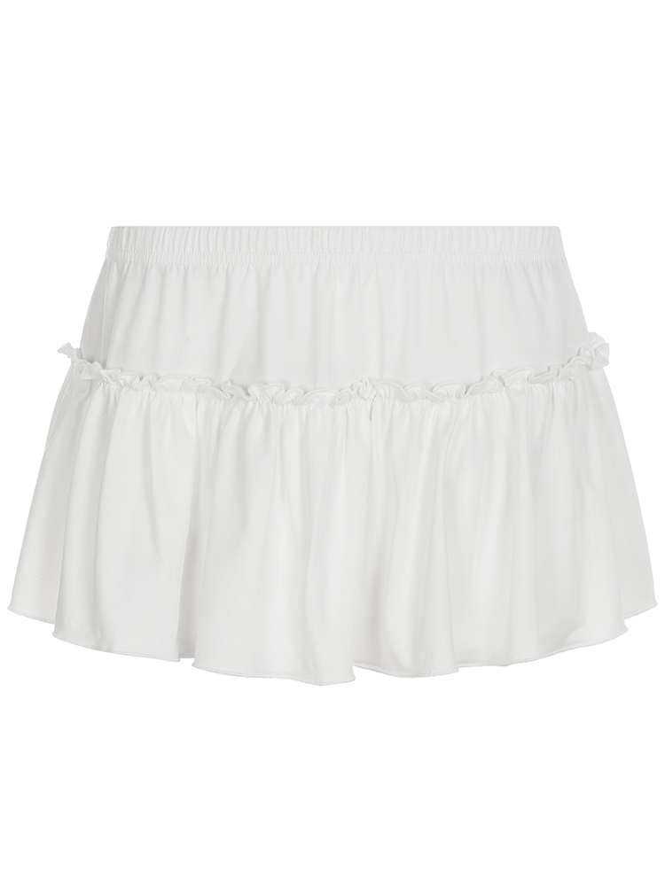 Pleated A-Line Knit Skirt for Women, Slimming Home Skirt, Casual Style, Perfect for 90s and Y2K Fashion Lovers Pleated A-Line Knit Skirt for Women, Slimming Home Skirt, Casual Style, Perfect for 90s and Y2K Fashion Lovers