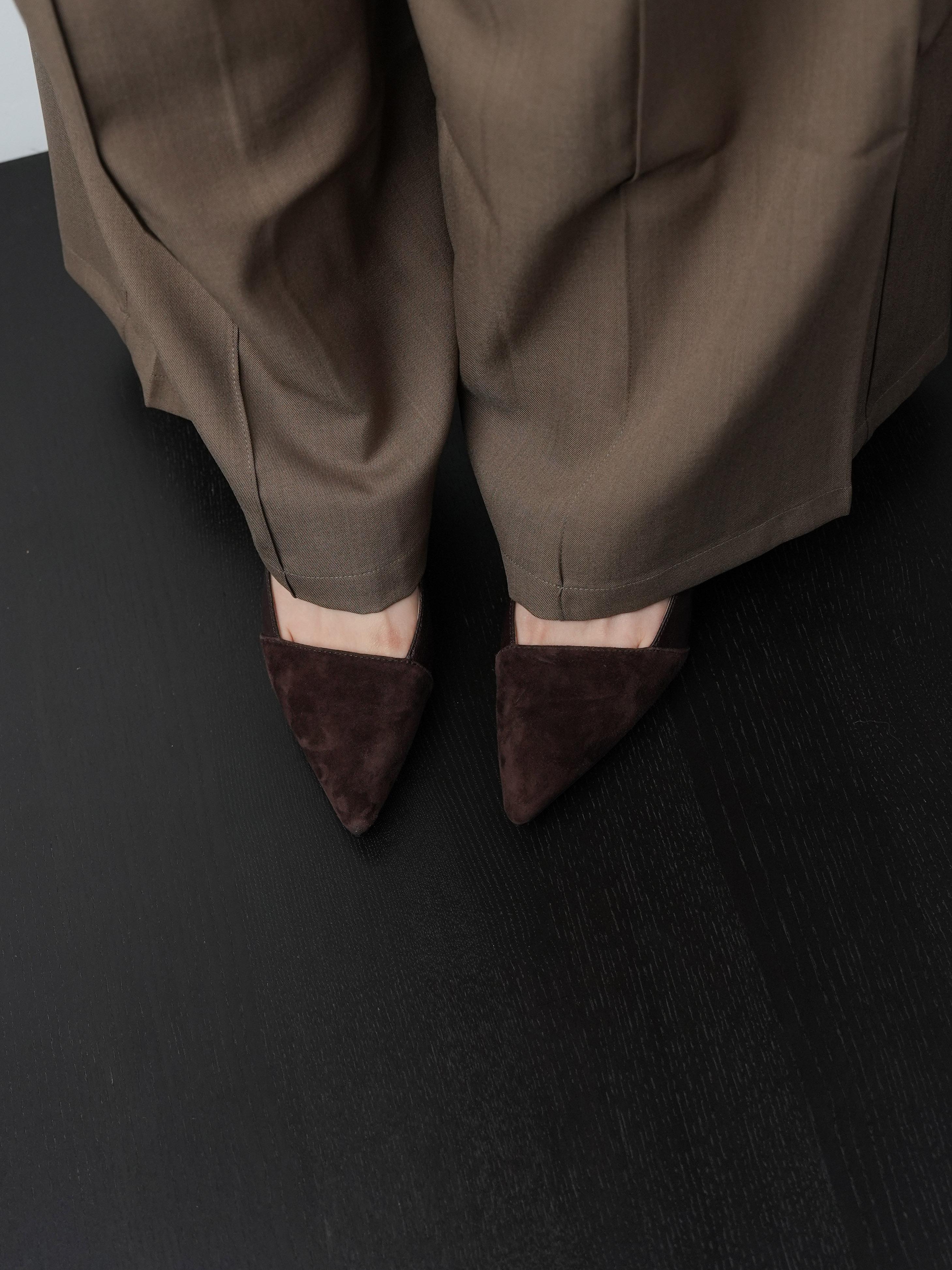 Pointed Toe Spliced High Heels for Women, Thin Mid-Heel Minimalist Commuting Flats, Chanel-Inspired Office Shoes Pointed Toe Spliced High Heels for Women, Thin Mid-Heel Minimalist Commuting Flats, Chanel-Inspired Office Shoes