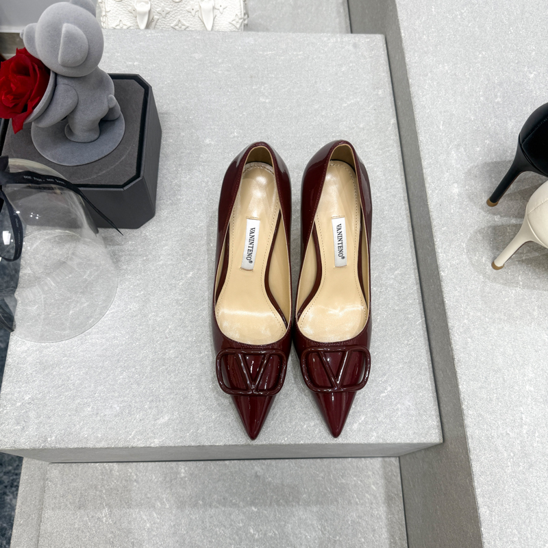 Pointed Toe Wine Red Patent Leather High Heel Single Shoes for Women - 2025 New Style, Sexy Look, Chic Fashion Footwear Pointed Toe Wine Red Patent Leather High Heel Single Shoes for Women - 2025 New Style, Sexy Look, Chic Fashion Footwear