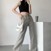 Quick Outfits, Modest Fashion Outfits Ideas Acubi Straight Leg Gray Jeans