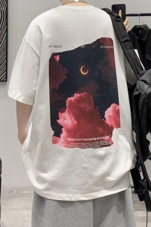 Quick Outfits, Modest Fashion Outfits Ideas Aesthetic Sky Tee