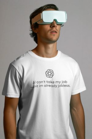Quick Outfits, Modest Fashion Outfits Ideas AI Can't Take My Job Tee