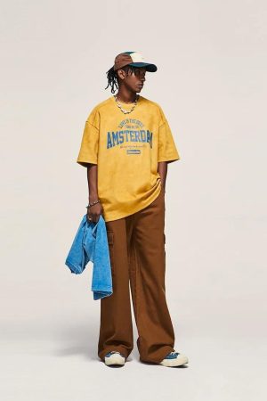 Quick Outfits, Modest Fashion Outfits Ideas Amsterdam Suede Tee