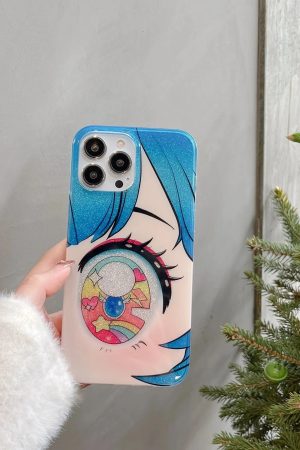 Quick Outfits, Modest Fashion Outfits Ideas Anime Girl Glitter Phone Case