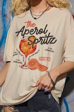 Quick Outfits, Modest Fashion Outfits Ideas Aperol Spritz Tee