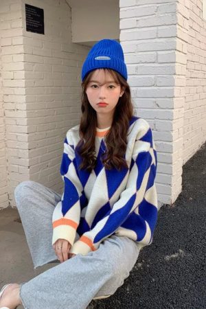 Quick Outfits, Modest Fashion Outfits Ideas Argyle Sweater