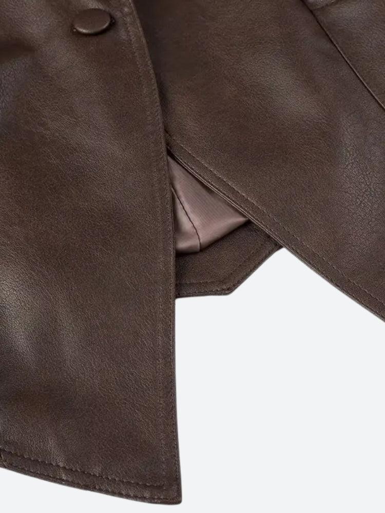 Quick Outfits, Modest Fashion Outfits Ideas Asymmetric Faux Leather Jacket Quick Outfits, Modest Fashion Outfits Ideas Asymmetric Faux Leather Jacket