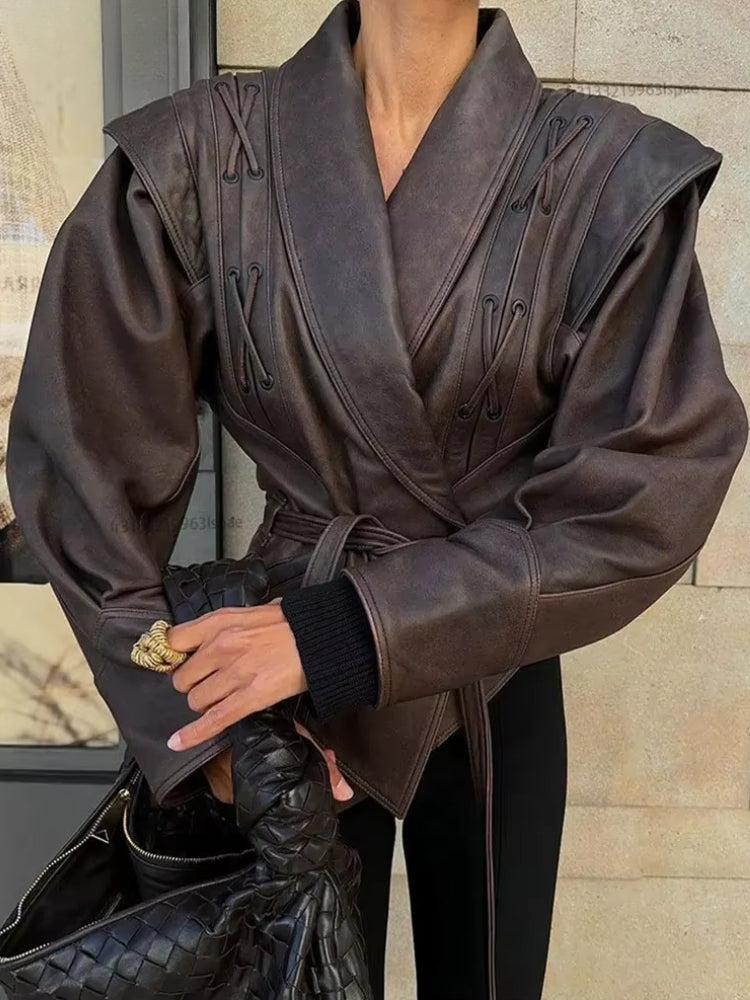 Quick Outfits, Modest Fashion Outfits Ideas Asymmetric Faux Leather Jacket Quick Outfits, Modest Fashion Outfits Ideas Asymmetric Faux Leather Jacket