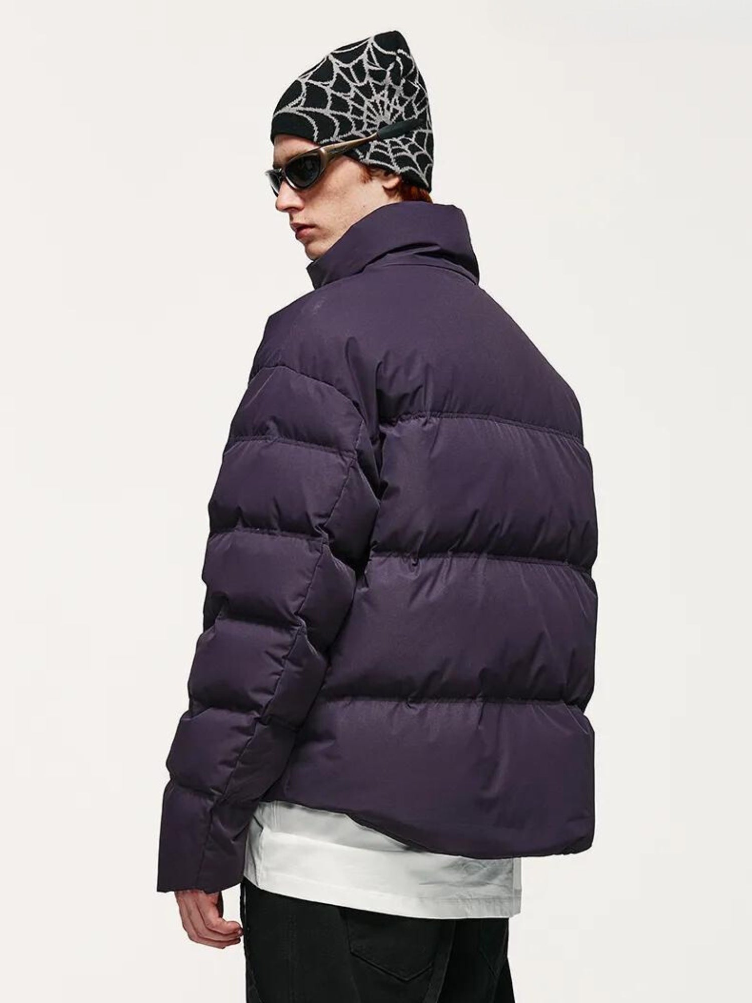 Quick Outfits, Modest Fashion Outfits Ideas Asymmetric Hem Zip-Up Puffer Jacket Quick Outfits, Modest Fashion Outfits Ideas Asymmetric Hem Zip-Up Puffer Jacket