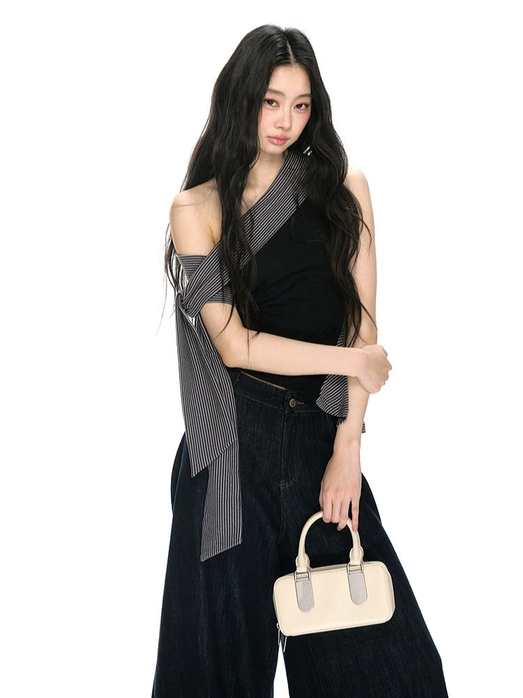 Quick Outfits, Modest Fashion Outfits Ideas Asymmetric One Shoulder Top Quick Outfits, Modest Fashion Outfits Ideas Asymmetric One Shoulder Top