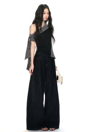 Quick Outfits, Modest Fashion Outfits Ideas Asymmetric One Shoulder Top