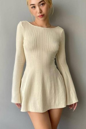 Quick Outfits, Modest Fashion Outfits Ideas Backless Mini Dress