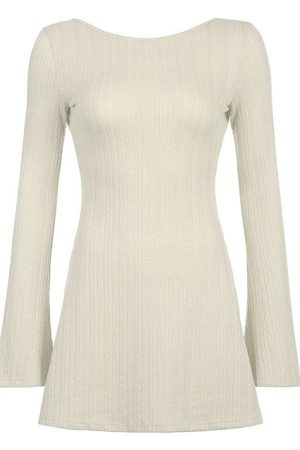 Quick Outfits, Modest Fashion Outfits Ideas Backless Mini Dress