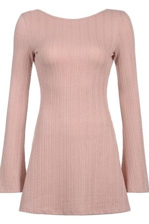 Quick Outfits, Modest Fashion Outfits Ideas Backless Mini Dress