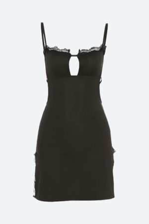 Quick Outfits, Modest Fashion Outfits Ideas Baddie Backless Slit Mini Dress