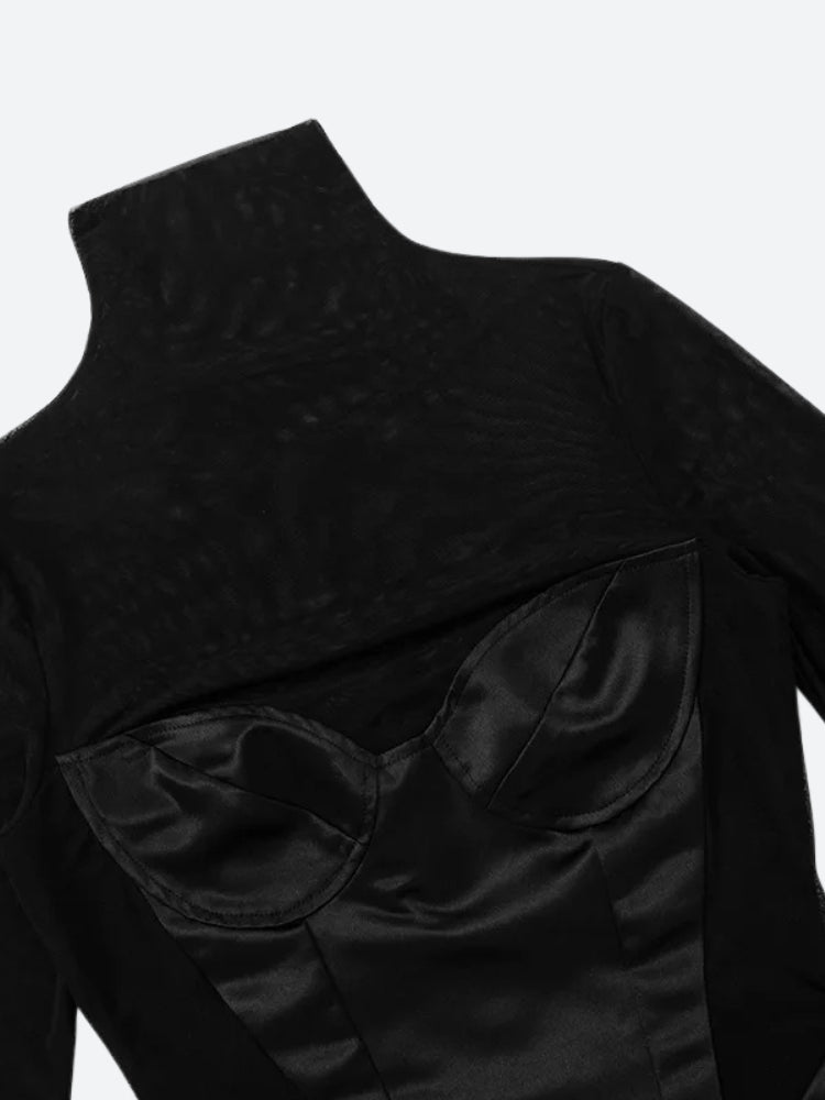 Quick Outfits, Modest Fashion Outfits Ideas Baddie Cut Out Sheer Mini Dress Quick Outfits, Modest Fashion Outfits Ideas Baddie Cut Out Sheer Mini Dress