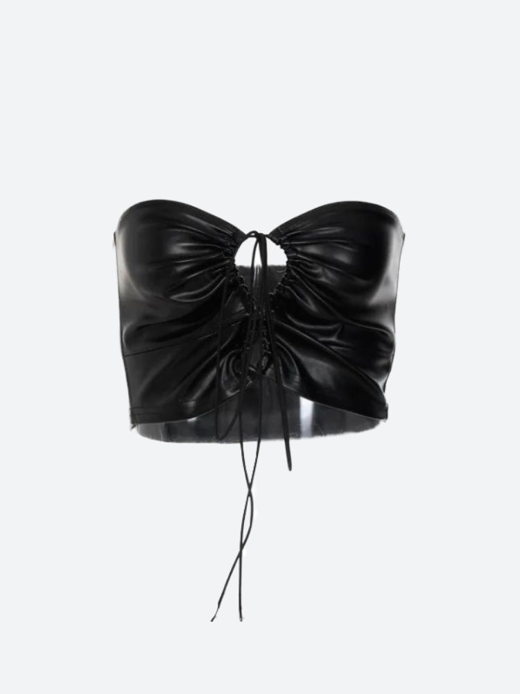 Quick Outfits, Modest Fashion Outfits Ideas Baddie Faux Leather Lace Up Crop Top Quick Outfits, Modest Fashion Outfits Ideas Baddie Faux Leather Lace Up Crop Top