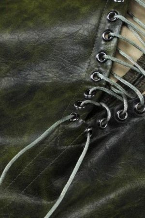 Quick Outfits, Modest Fashion Outfits Ideas Baddie Leaf Lace Up Split Maxi Skirt