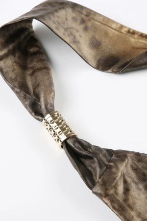 Quick Outfits, Modest Fashion Outfits Ideas Baddie Leopard Backless Top