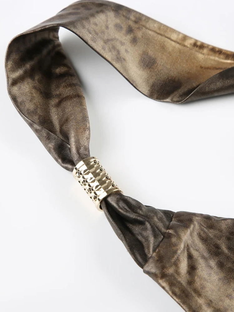 Quick Outfits, Modest Fashion Outfits Ideas Baddie Leopard Backless Top Quick Outfits, Modest Fashion Outfits Ideas Baddie Leopard Backless Top