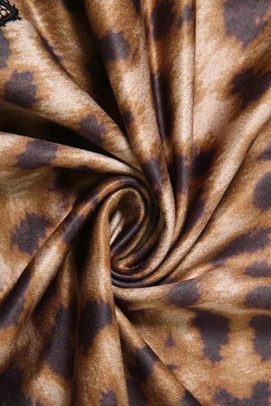 Quick Outfits, Modest Fashion Outfits Ideas Baddie Leopard Lace Mini Dress