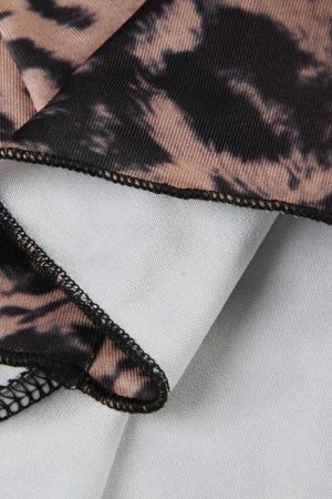 Quick Outfits, Modest Fashion Outfits Ideas Baddie Leopard Mini Dress