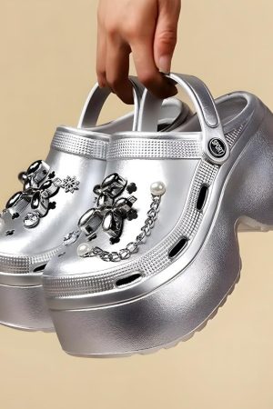 Quick Outfits, Modest Fashion Outfits Ideas Balloon Dog Platform Clog Sandals