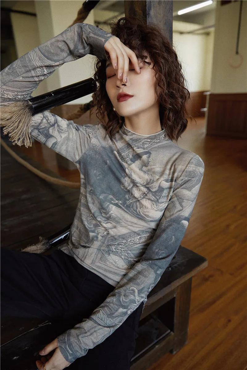 Quick Outfits, Modest Fashion Outfits Ideas Baroque High Neck Fitted Top