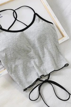 Quick Outfits, Modest Fashion Outfits Ideas Basic Corduroy Backless Crop Top