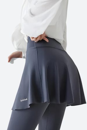 Quick Outfits, Modest Fashion Outfits Ideas Basic Sport Leggings Mini Skirt