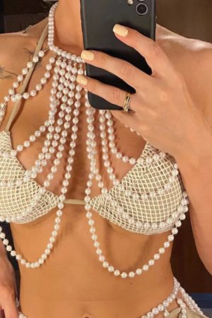 Quick Outfits, Modest Fashion Outfits Ideas Beaded Bikini Set