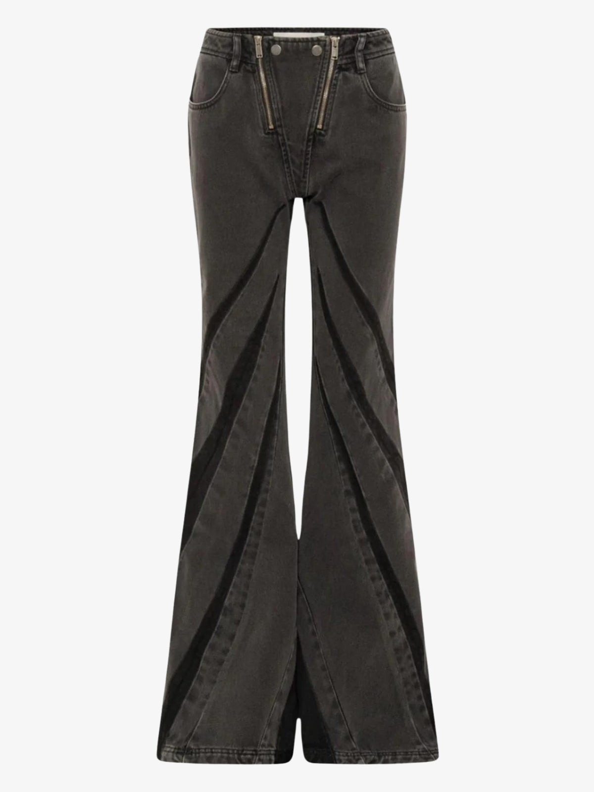 Quick Outfits, Modest Fashion Outfits Ideas Black Denim Tube Top & Patch Jeans Two Piece Set Quick Outfits, Modest Fashion Outfits Ideas Black Denim Tube Top & Patch Jeans Two Piece Set