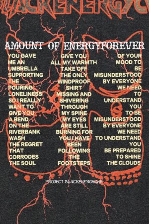 Quick Outfits, Modest Fashion Outfits Ideas Black Energy Cat Band Tee