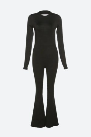 Quick Outfits, Modest Fashion Outfits Ideas Black Jumpsuit