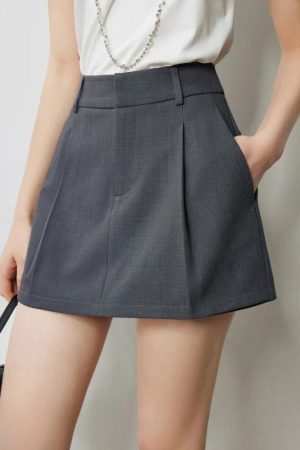 Quick Outfits, Modest Fashion Outfits Ideas Black Mini Skort