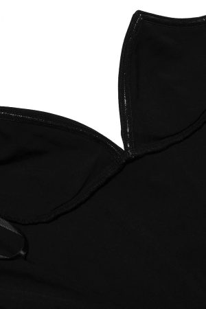 Quick Outfits, Modest Fashion Outfits Ideas Black Plunge Corset Midi Dress