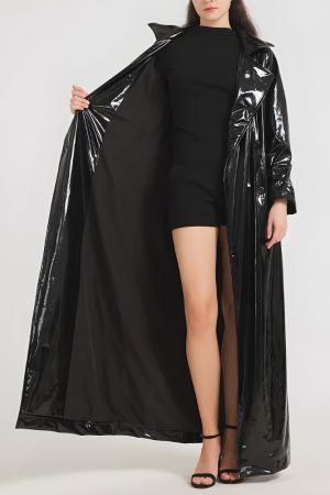 Quick Outfits, Modest Fashion Outfits Ideas Black Trench Coat